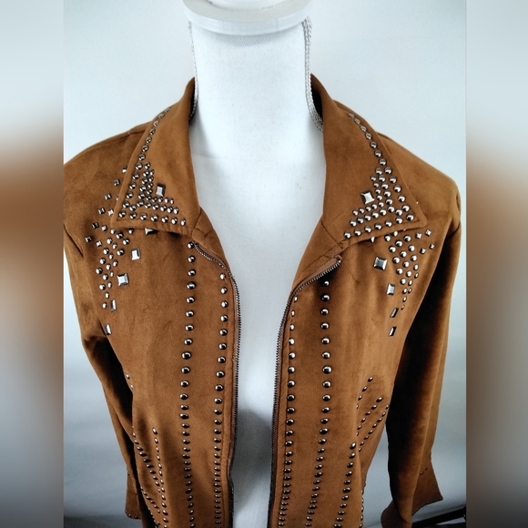 Rocking G Conac Studded Blouse , Size M - Picture 5 of 7